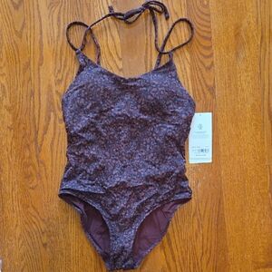 Athleta Leopard Print One-Piece Swimsuit